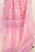 Kota Doria Dupatta In Block Print